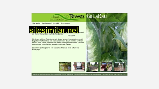 tewes-galabau.de alternative sites