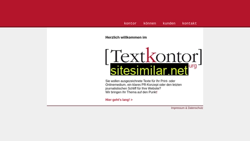 Textkontor-schaumburg similar sites