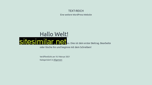 text-reich.de alternative sites