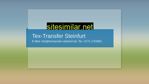 textransfer-steinfurt.de alternative sites
