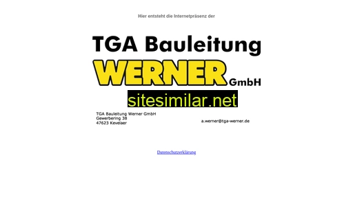 tga-werner.de alternative sites