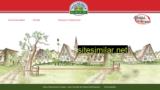 Thalheimer-bauernwurst similar sites
