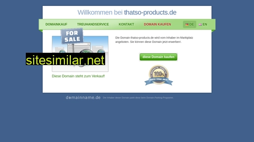 thatso-products.de alternative sites