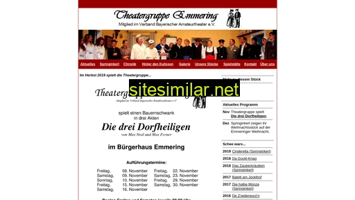 theatergruppe-emmering.de alternative sites