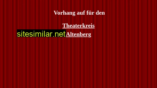 theaterkreis-altenberg.de alternative sites