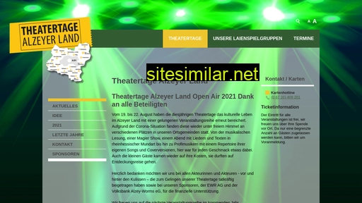 theatertage-alzeyer-land.de alternative sites