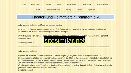 theaterverein-pommern.de alternative sites