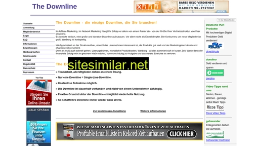 thedownline.de alternative sites
