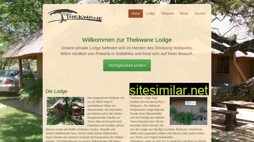Thekwane-lodge similar sites