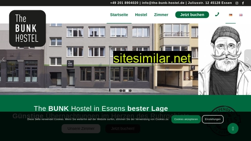 the-bunk-hostel.de alternative sites