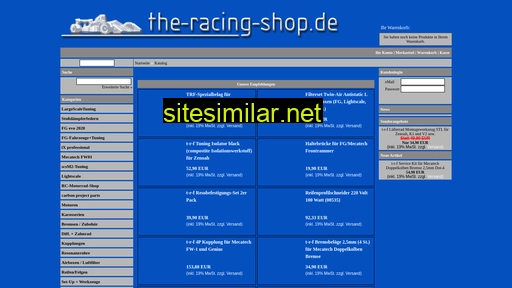 the-racing-shop.de alternative sites