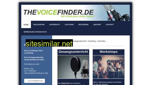 thevoicefinder.de alternative sites