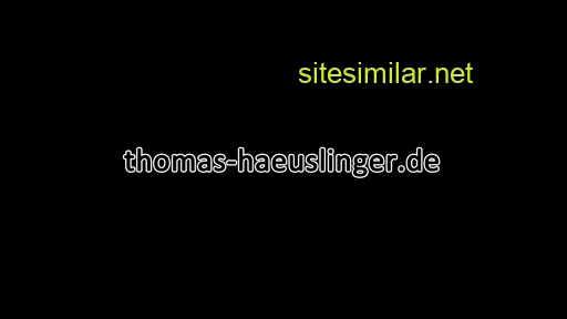 thomas-haeuslinger.de alternative sites
