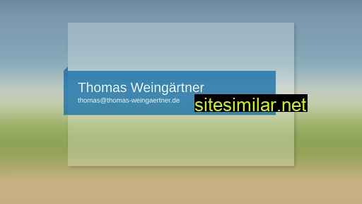 thomas-weingaertner.de alternative sites