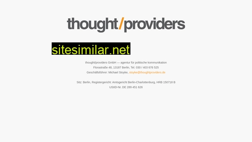 thoughtproviders.de alternative sites