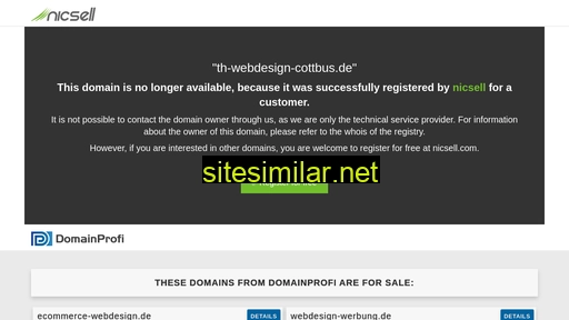 th-webdesign-cottbus.de alternative sites