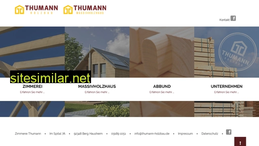 thumann-holzbau.de alternative sites