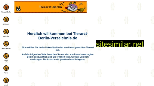 tierarzt-berlin-verzeichnis.de alternative sites