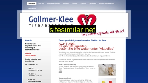 tierarztpraxis-gollmer-klee.de alternative sites