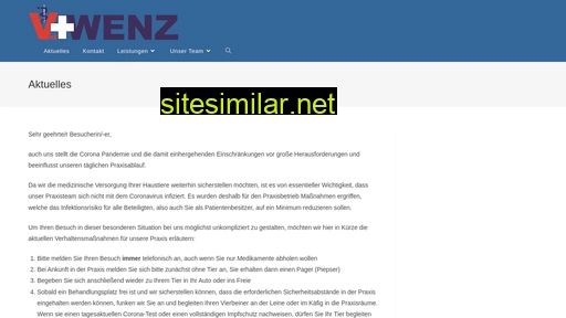 tierarztpraxis-wenz.de alternative sites