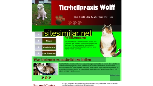 tierheilpraxis-wolff.de alternative sites