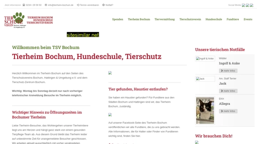 tierheim-bochum.de alternative sites