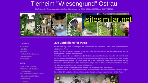 Tierheim-ostrau similar sites
