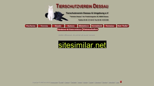 tierschutz-dessau.de alternative sites