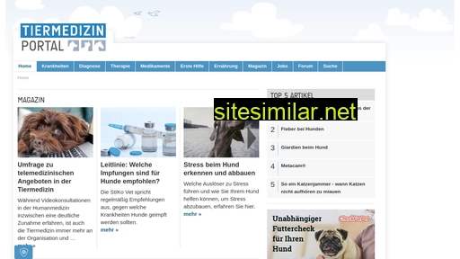 tiermedizinportal.de alternative sites