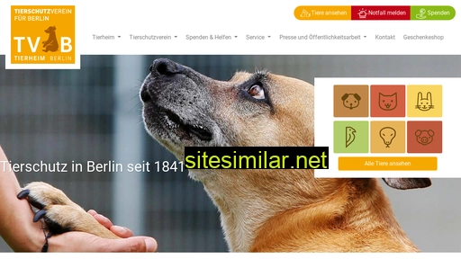 Tierschutz-berlin similar sites