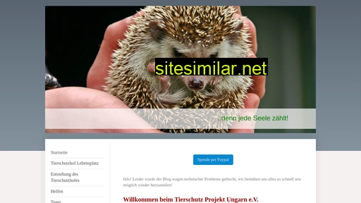 Tierschutzprojekt-ungarn similar sites
