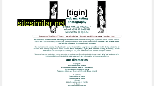 tigin.de alternative sites