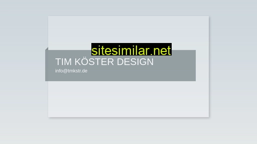 Timkoesterdesign similar sites