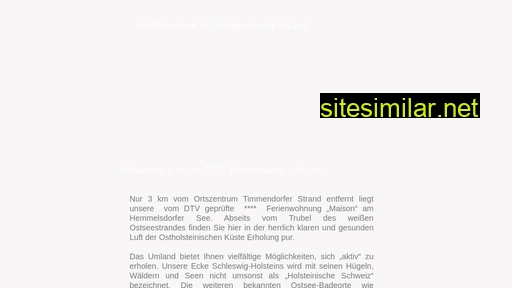 timmendorferstrand-fw.de alternative sites