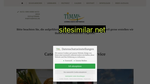 Timms-partyservice similar sites