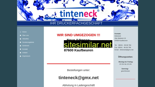 tinteneck.de alternative sites