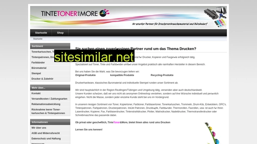 tinte-toner-and-more.de alternative sites