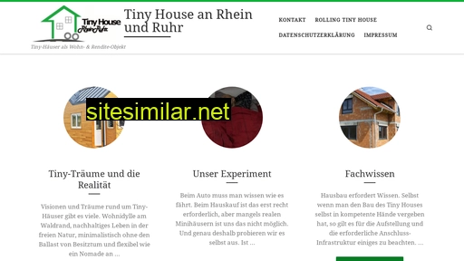 tiny-house-rhein-ruhr.de alternative sites