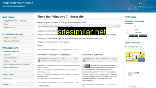 Tipps-fuer-windows7 similar sites