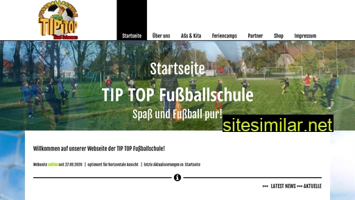 tiptop-fussballschule.de alternative sites