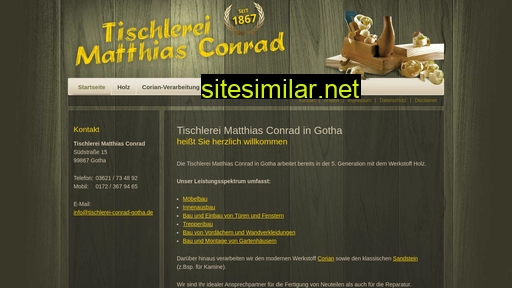tischlerei-conrad-gotha.de alternative sites