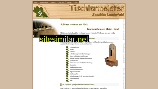 tischlerei-landefeld.de alternative sites