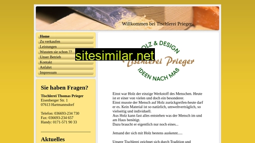 tischlerei-prieger.de alternative sites