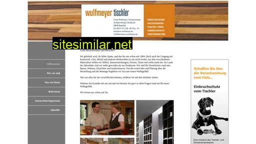 tischlerei-wulfmeyer.de alternative sites