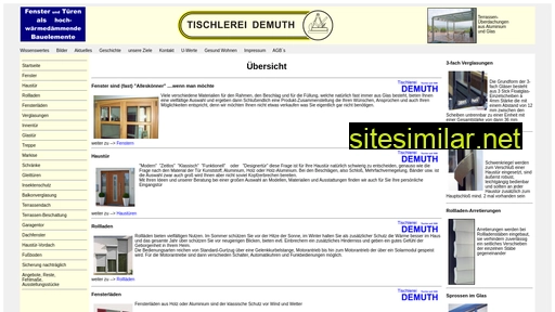 Tischlereidemuth similar sites