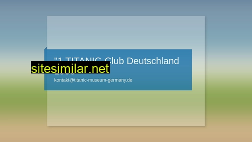Titanic-club-deutschland similar sites