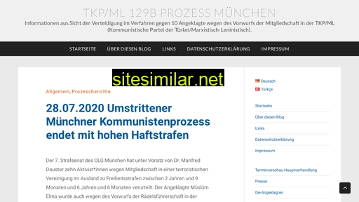 tkpml-prozess-129b.de alternative sites