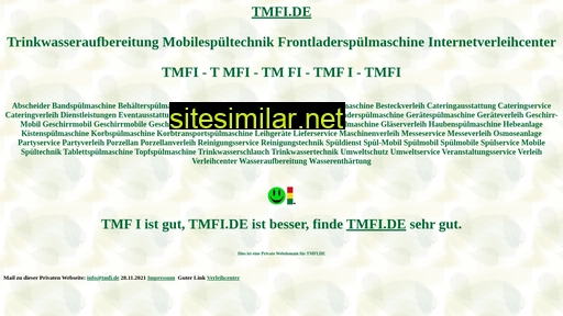 tmfi.de alternative sites