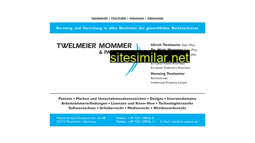 tm-patent.de alternative sites