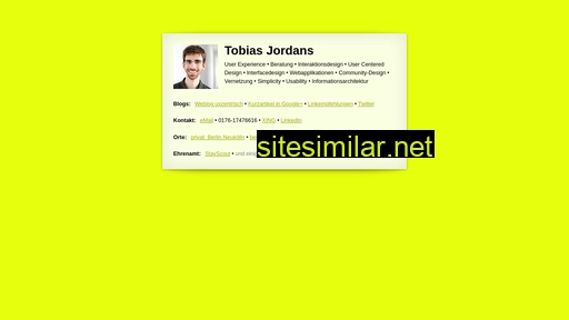 tobiasjordans.de alternative sites